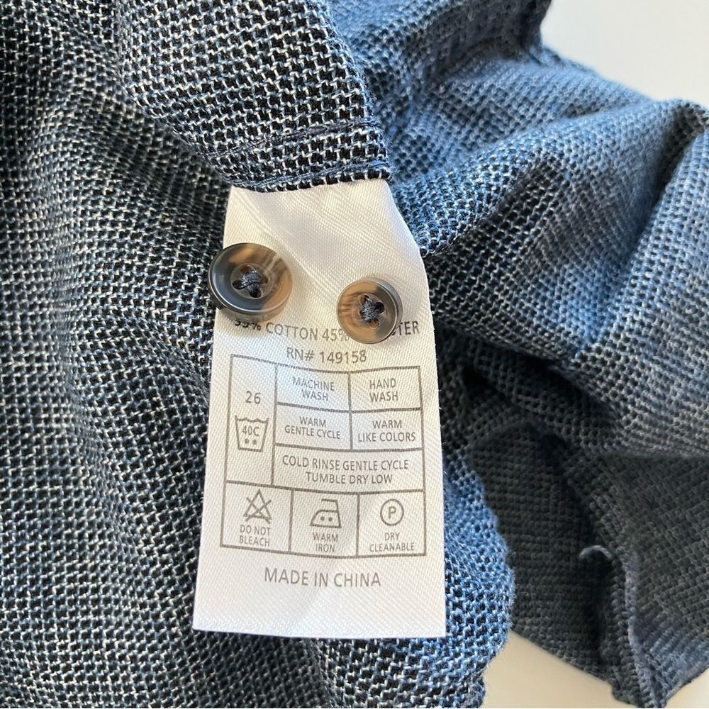 Textured Button-Down LS Shirt - Picture 6 of 9